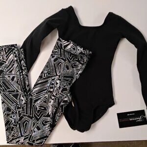 ADORABLE dance set- balera pants/theatricals leotard small child